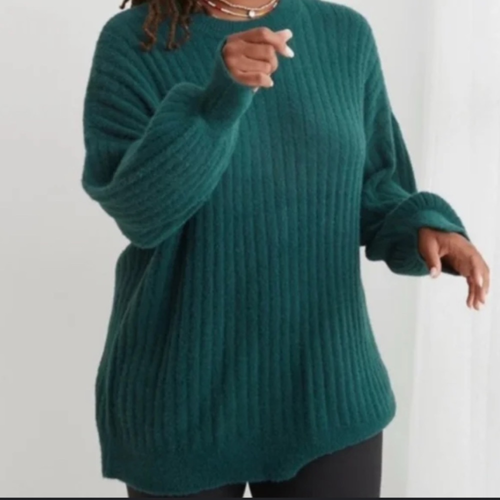 Aerie Emerald Green Soft Sweater